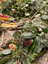 Load image into Gallery viewer, Christmas wreath workshop