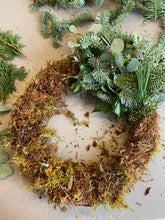 Load image into Gallery viewer, Christmas wreath workshop