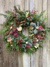 Load image into Gallery viewer, Happy Bees Christmas wreath workshop 2025