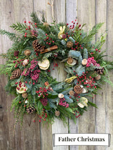 Load image into Gallery viewer, Bespoke luxury Christmas wreaths 2025