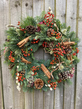 Load image into Gallery viewer, Bespoke luxury Christmas wreaths 2025