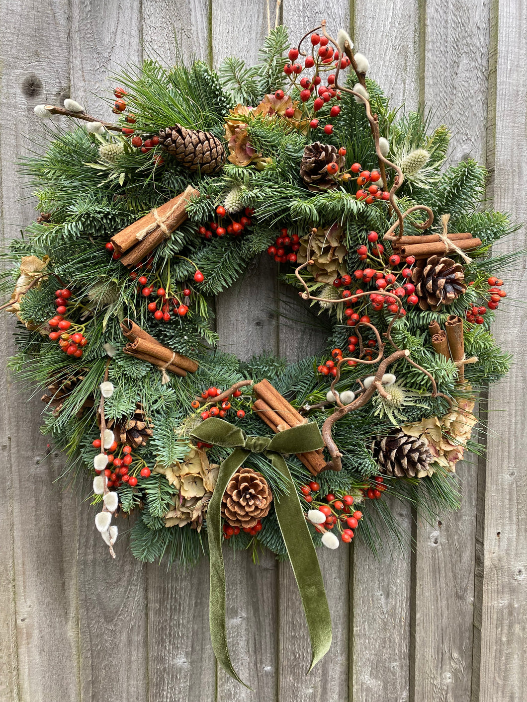 Christmas wreath workshop